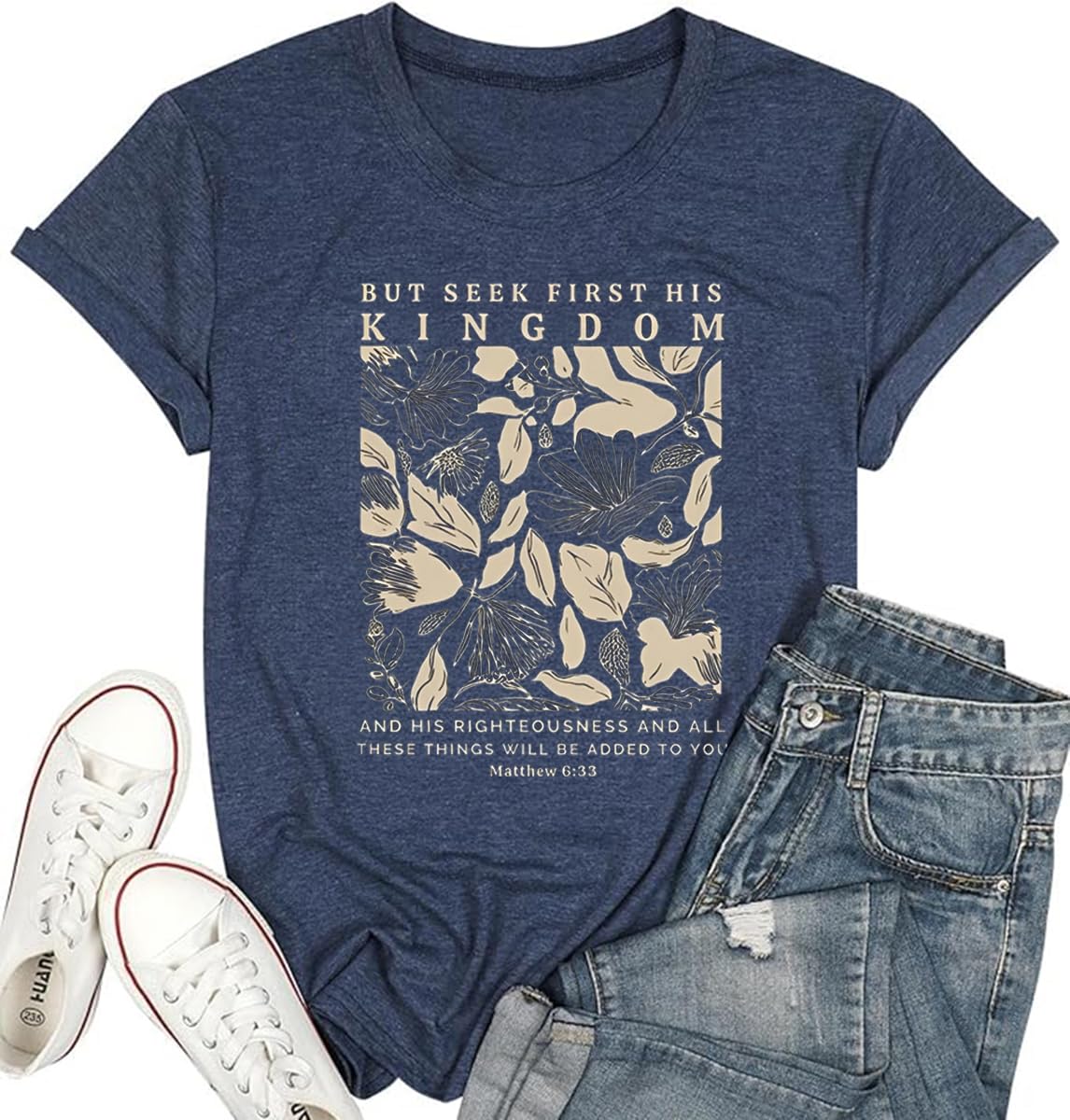 Christian Bible Verse T Shirts for Women