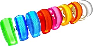 KIRALUMI 8 Pack Multicolor LED Light Up Bracelets, 3 Light Modes | Concert accessories, festival essentials, glow in the dark party supplies; adjustable fit for older kids, teens and adults