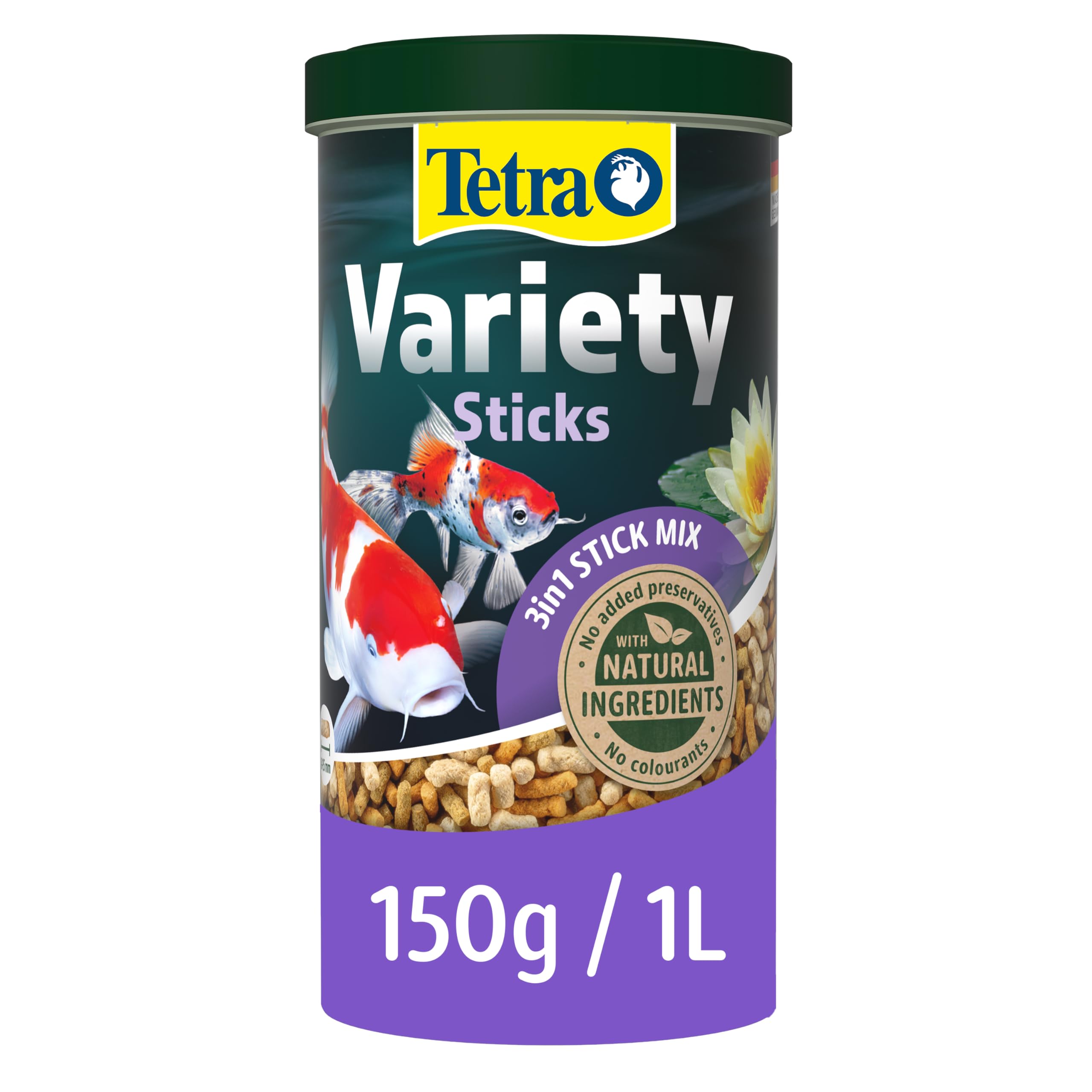 Tetra Pond Fish Food Variety Sticks 150g - biologically balanced for pond fish