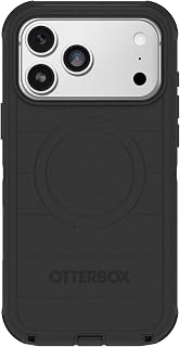 OtterBox iPhone 18/17 Pro Max Defender Pro Series Case - Black | Tough, Rugged & Durable iPhone Case, Snaps on MagSafe, Multi-Layer, Impact Absorbing iPhone Case