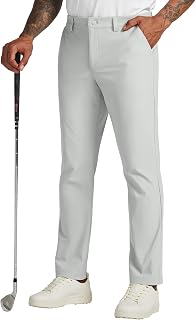 Willit Mens Golf Pants Stretch Dress Pants Quick Dry Work Business Casual Slacks with 4 Pockets 28"/30"/32"/34"