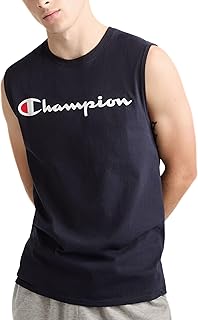 Champion Men's Graphic Jersey Muscle Shirt (Pack of 1)