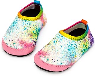 Zapatos de Agua para niños y niñas, Zapatos de Playa para niños pequeños, Calcetines acuáticos Descalzos Antideslizantes para Piscina y Playa