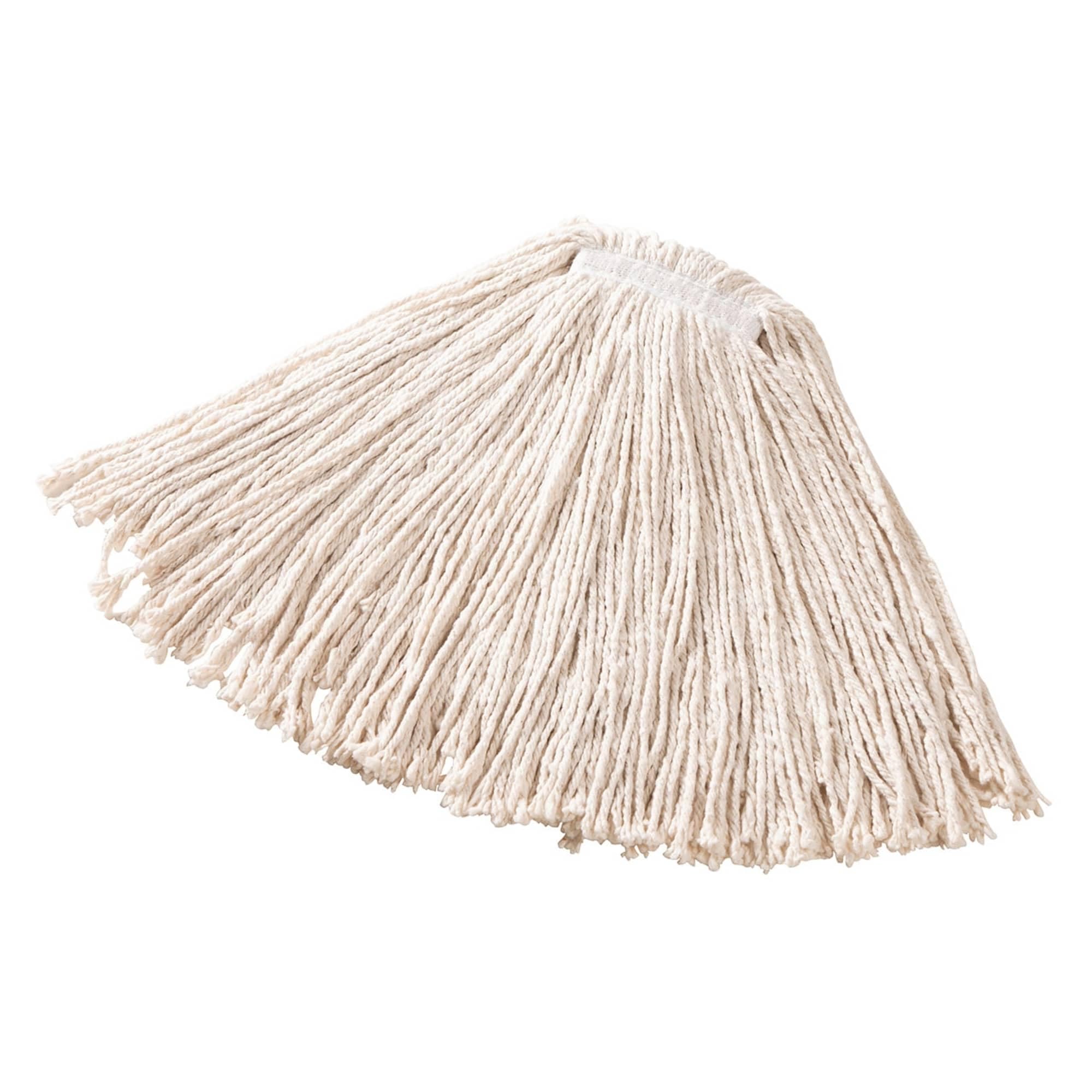 Rubbermaid Commercial Products Premium Cut-End Wet Mop Head, White, 16 oz | Heav