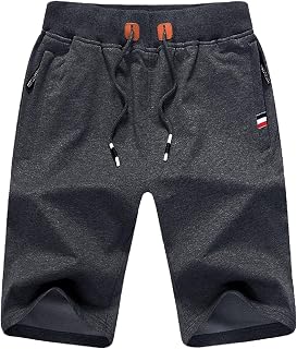 ZOXOZ Men's Sports Shorts Running Gym with Zip Pocket