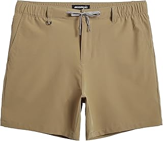 maamgic Men's 5/7 Inch Casual Classic Fit Golf Shorts Quick Dry 5-Pocket
