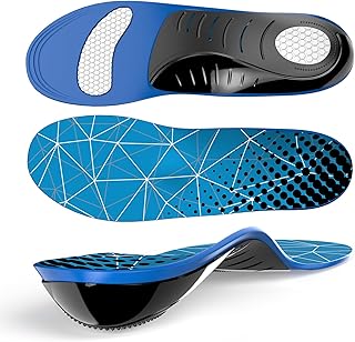Plantar Fasciitis Arch Support Insoles - Welnove Heavy Duty High Arch Inserts Standing All Day, Fatigue Reduce - Orthotic Cushion for Foot Pain, Flat Feet, Heel Spurs, Man & Women, Fit Most Shoes (XL)