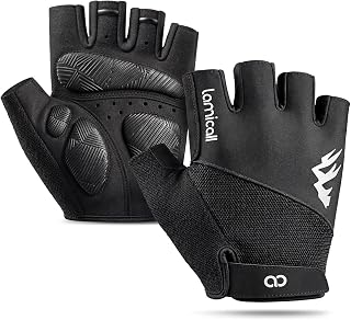 Lamicall Men's Cycling Gloves Mountain Bike Gloves Gym Gloves