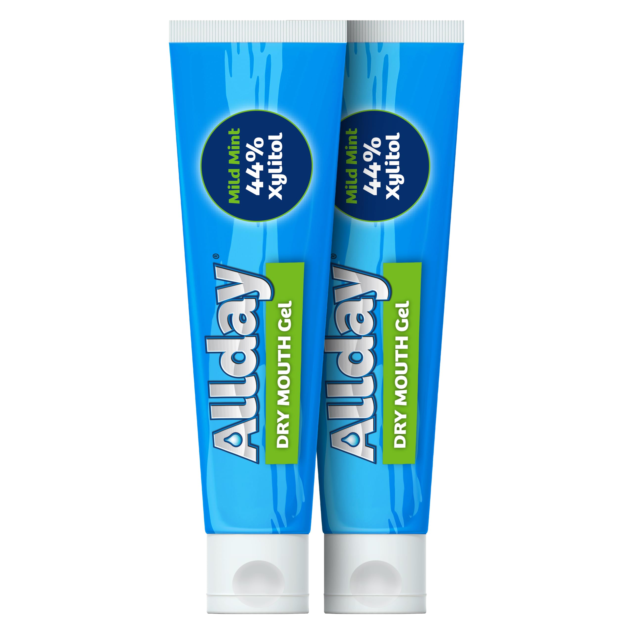 Allday Dry Mouth Treatment Gel - Maximum Strength Xylitol, Fast Acting, Non-Acid