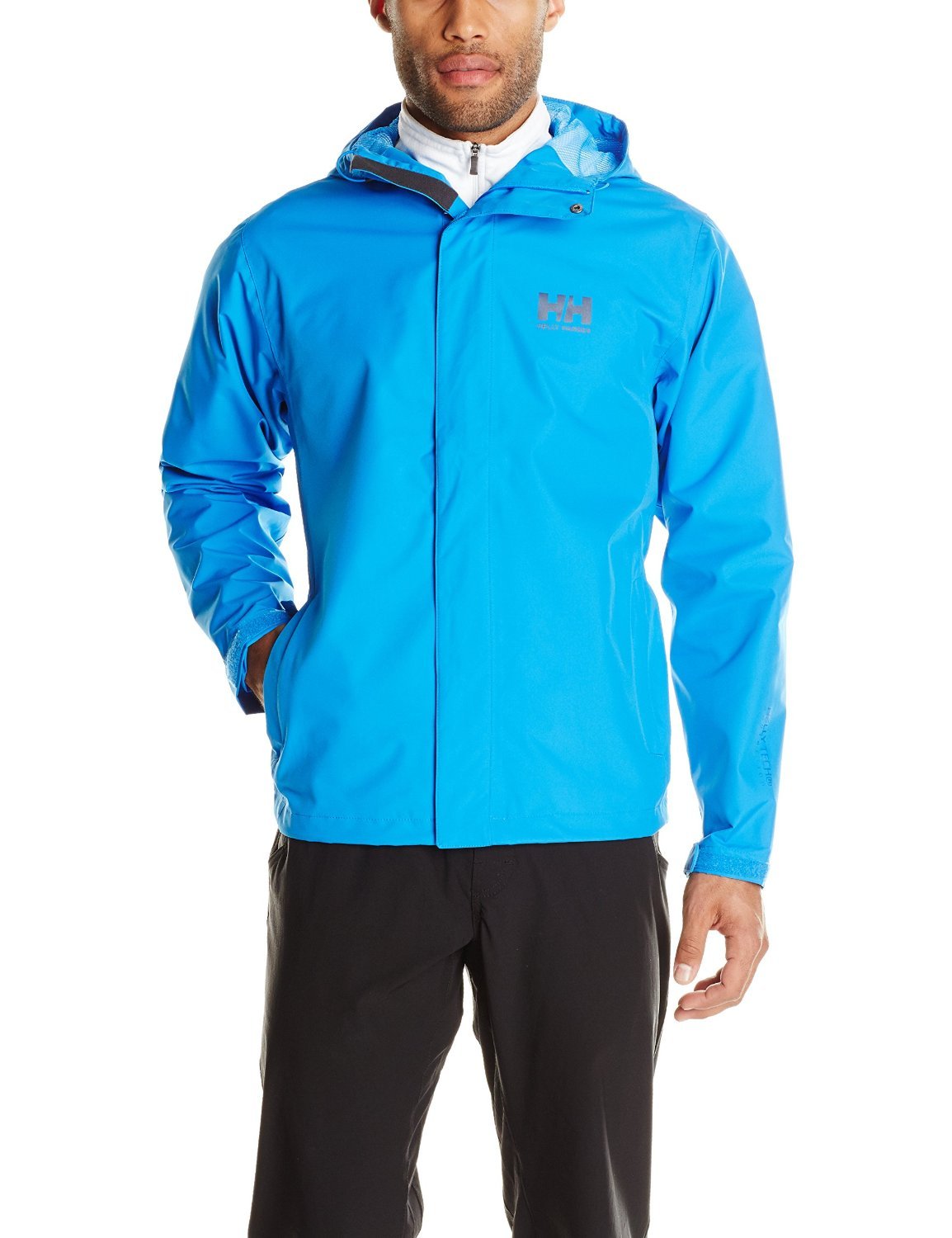 Helly Hansen Men's Seven J Waterproof Windproof Breathable Rain Coat Jacket