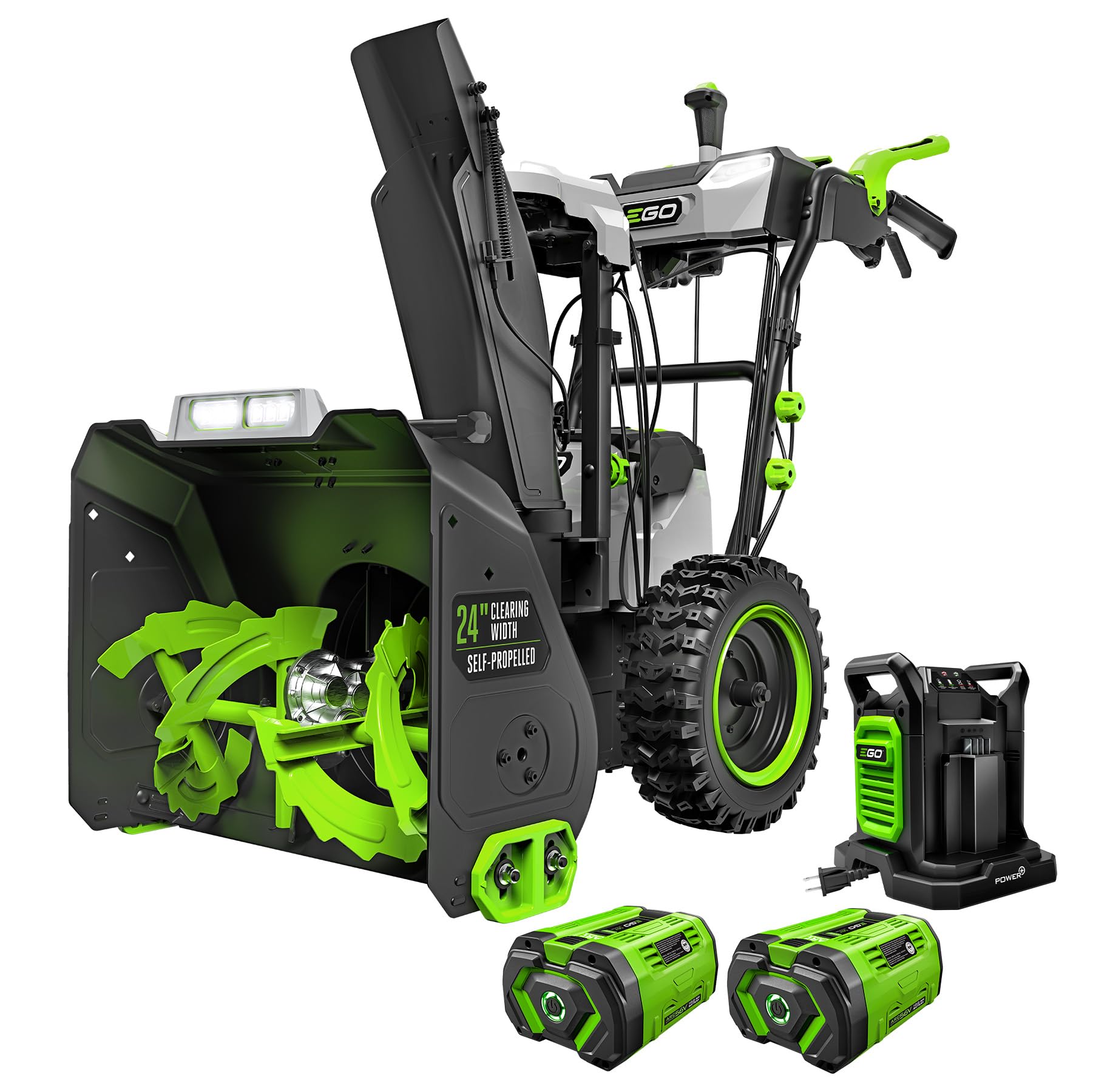 EGO Power+ 24" Electric Snow Blower, Cordless Self-Propelled 2-Stage XP, Include
