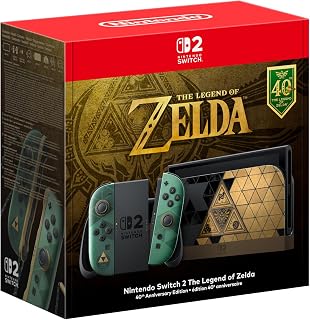 Nintendo Switch 2 The Legend of Zelda 40th Anniversary Edition Console