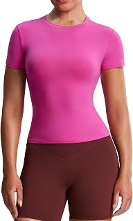 Aoxjox Women's Y2k Casual Basic T-Shirt