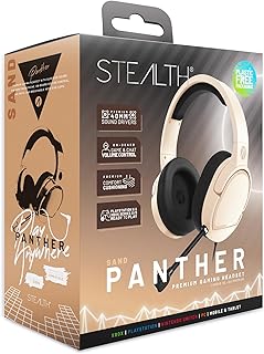 STEALTH PANTHER Sand Over Ear Gaming Headset, Multi-Format Compatible