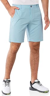 33,000ft Men's Golf Shorts, Outdoor Hiking Shorts, Sun Protection UPF 50+, Lightweight Breathable Casual Shorts
