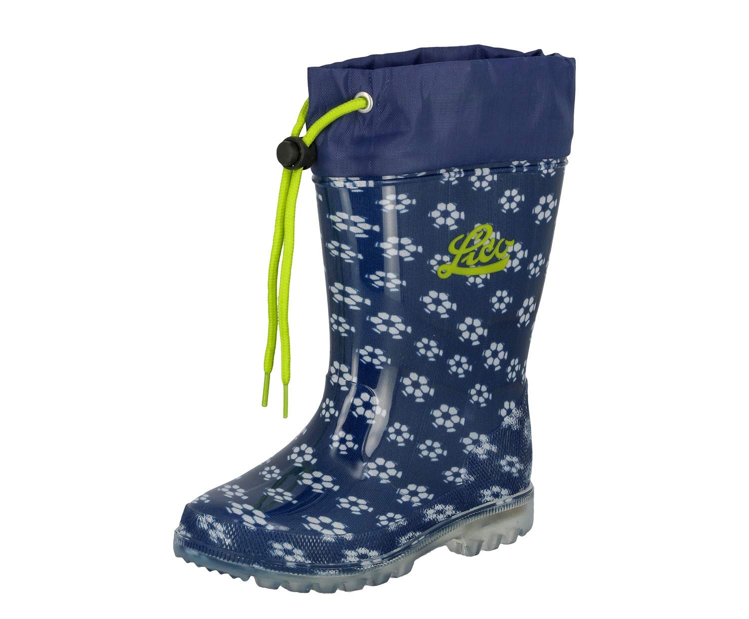 Lico Boys Powerlight W Blinky Wellington Boots
