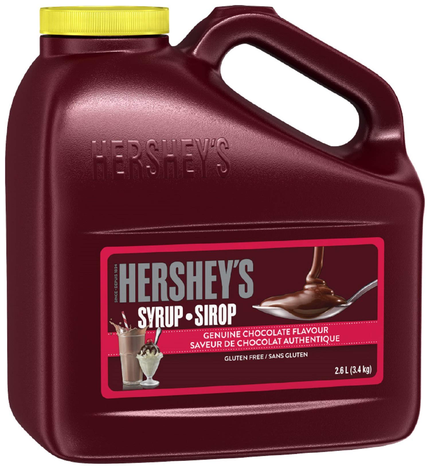 HERSHEY'S Chocolate Syrup, Baking Ingredients, 2.6 Liter