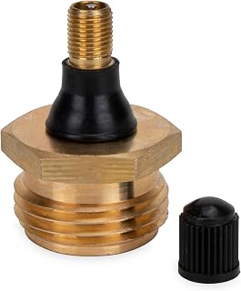 Camco RV Brass Blow Out Plug | Helps Clear Your RVs Water Lines During Winterization and Dewinterization (36153)