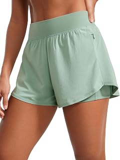 CRZ YOGA Two in One Running Shorts 7 cm