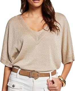 Morgan Short Sleeve V-Neck Sweater