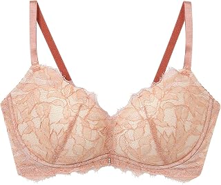 Amfi BMI355 Women's Wireless Bra, Creates Cleavage, Looks High Underarms, Supports A to G Cups, Large Size, Bragenic, High-Thin Underarms