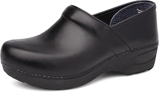 Dansko Women's Floral Tooled Closed Toe Leather Clogs