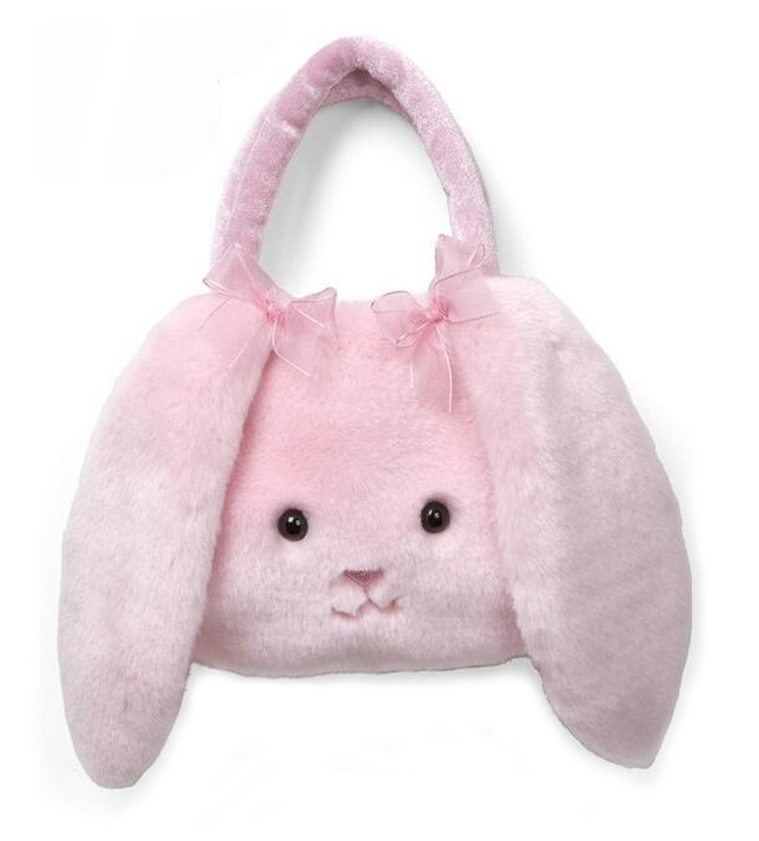 Rabbit Plush Bunny Handbags Soft Fluffy Rabbit Animal Tote Bags Toys Purses Pouc