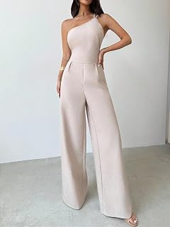 Women's Summer Sleeveless Elegant Straight Long Pants Jumpsuit Rompers