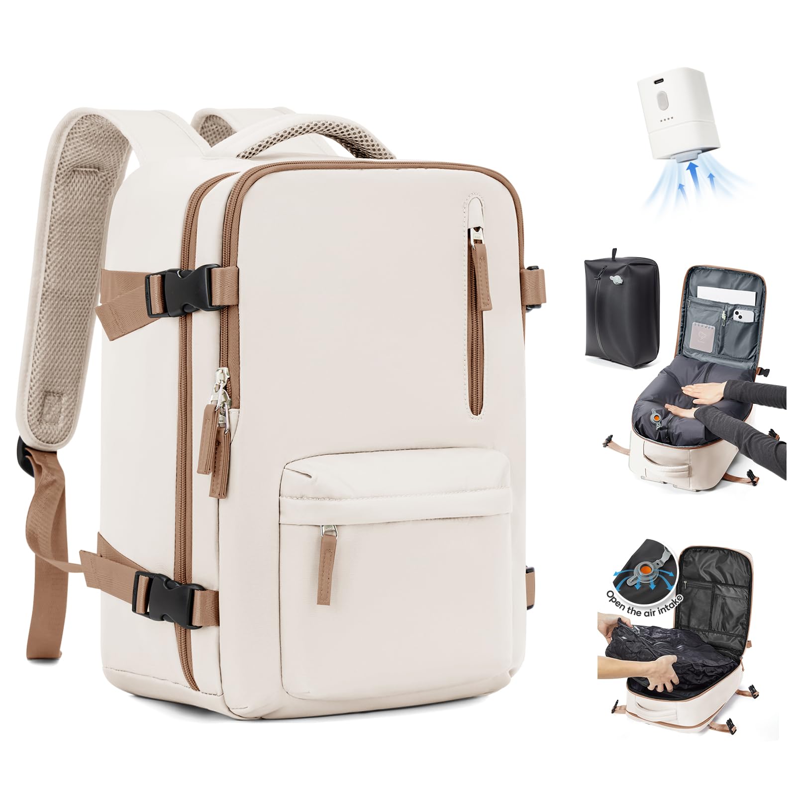 SZLX Ryanair Airplane Cabin Travel Backpack 40x30x20 Vacuum Backpack with