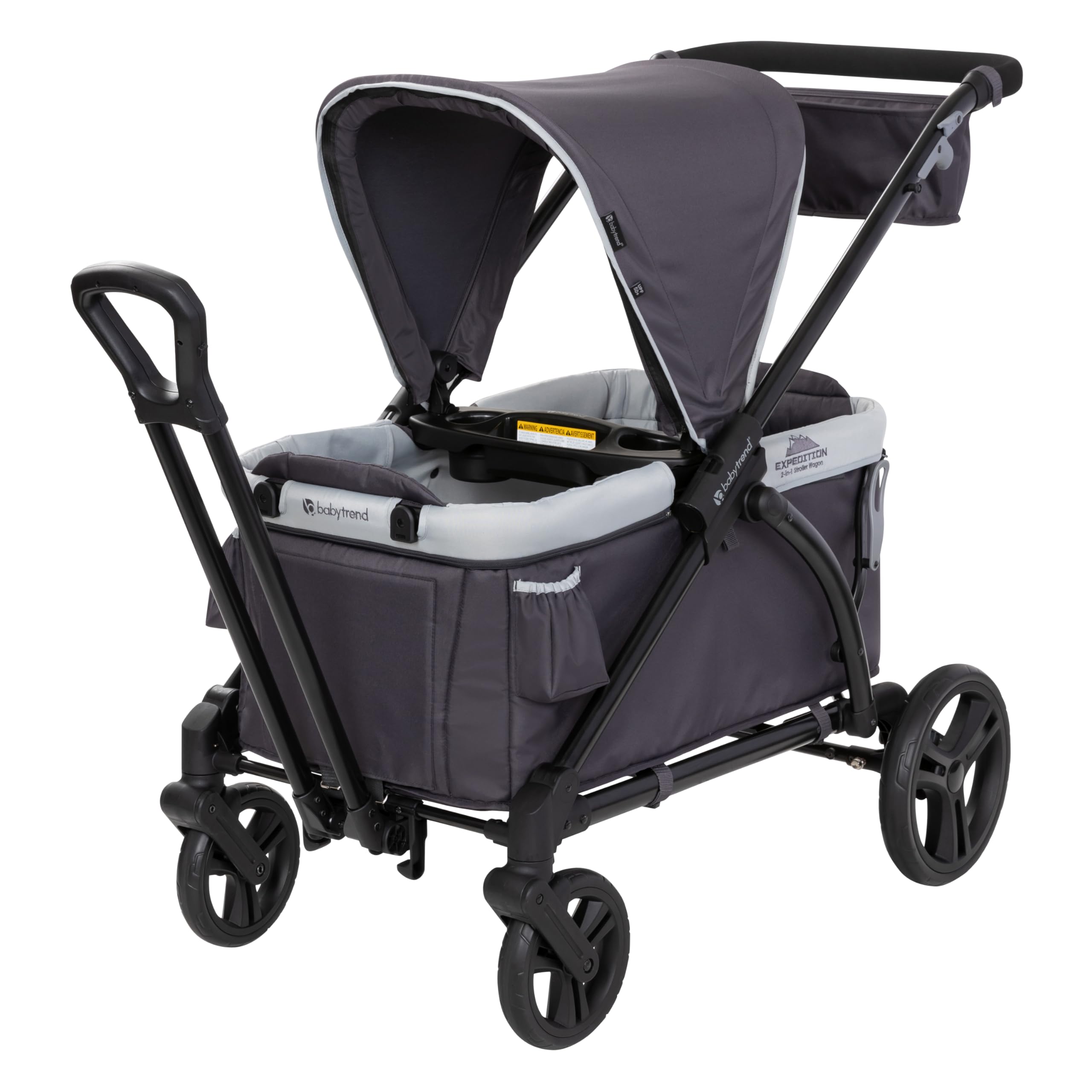 Baby Trend Expedition 2-in-1 Push/Pull Wagon with Canopy, Liberty Midnight | Cho