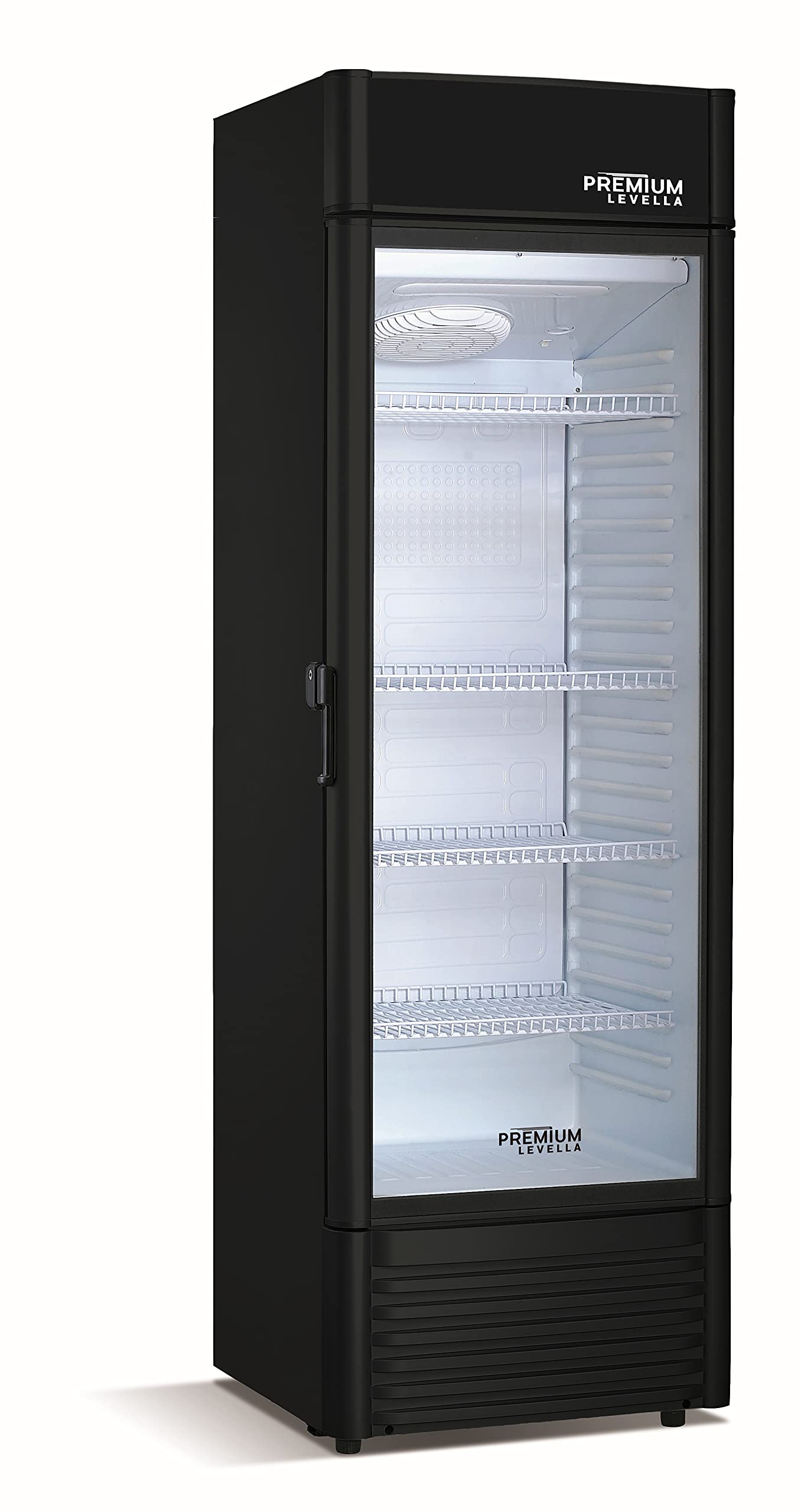 Premium PremiumLevella PRF907DX Glass Door Display Refrigerator 9.0 cu ft Commer