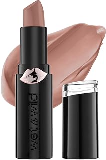 wet n wild Mega Last Matte Lip Color, Semi Matte Hyaluronic Acid Infused, Long Lasting Full Coverage for a Nourishing Pout, Cruelty-Free &amp; Vegan - Skin-ny Dipping