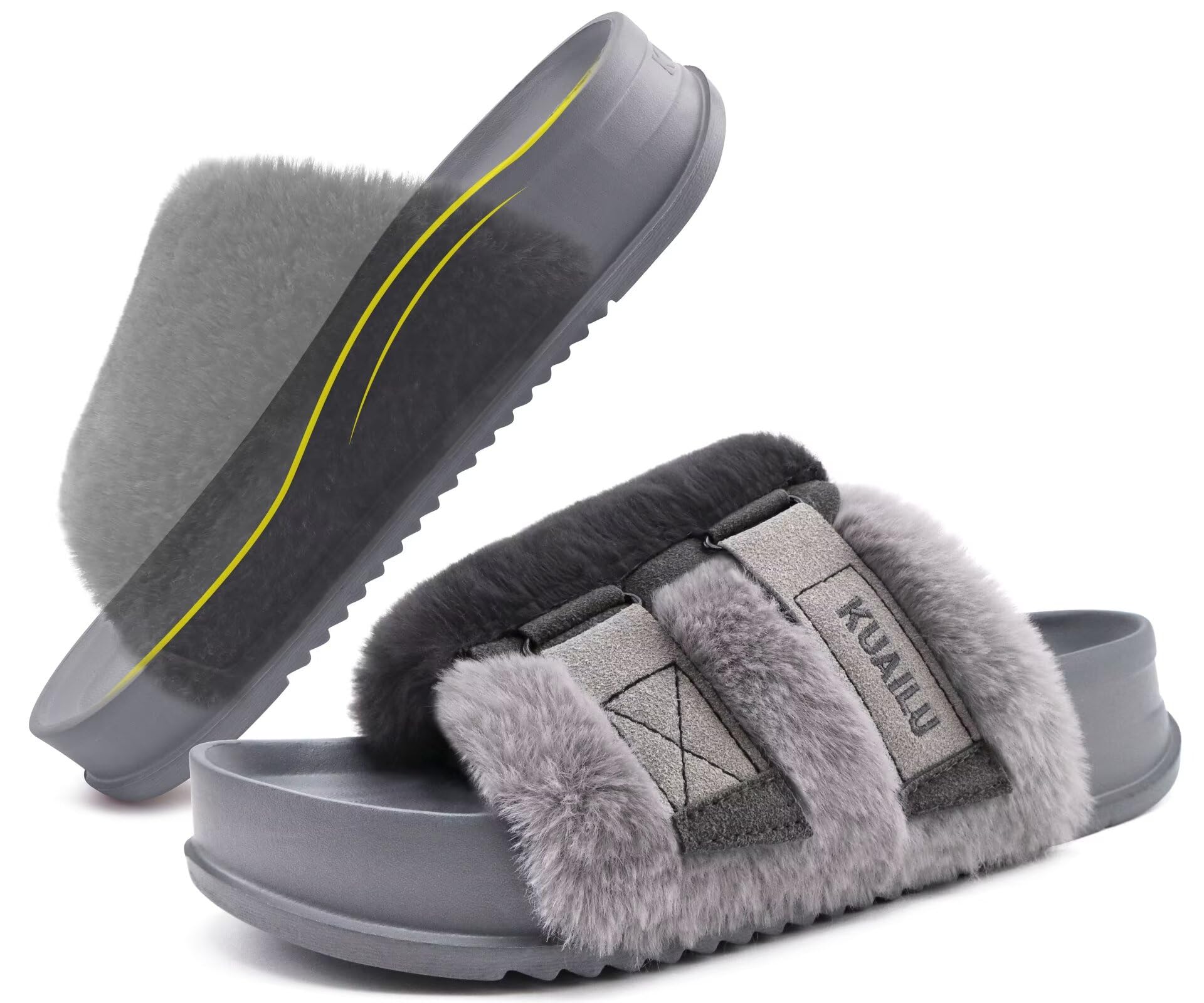 KuaiLu Women's Orthotic Arch Support Slippers
