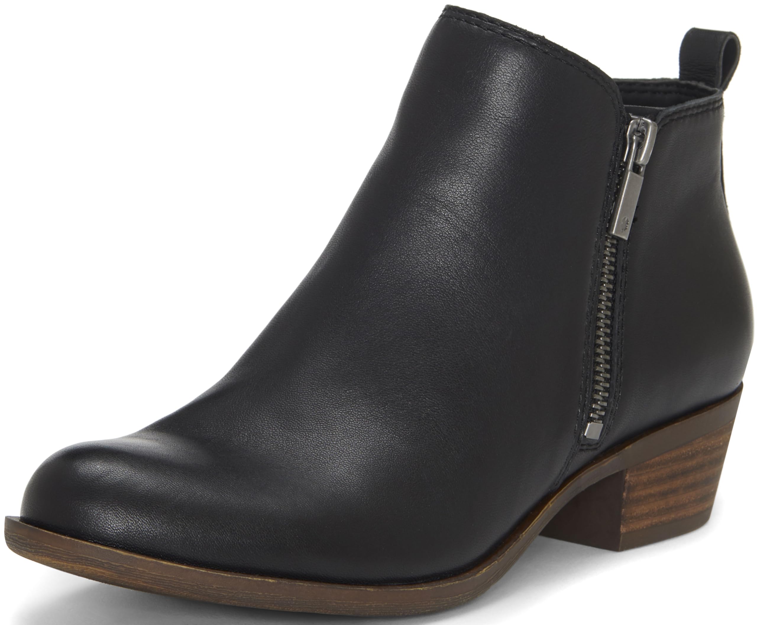 Lucky Brand Womens Basel Almond Toe Leather Western Boots