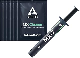 ARCTIC MX-7 (4g, with MX-Cleaner) - High Performance Thermal Paste | For CPU, consoles, GPU, laptops, processors, very high thermal conductivity, long life, non-conductive/capacitive