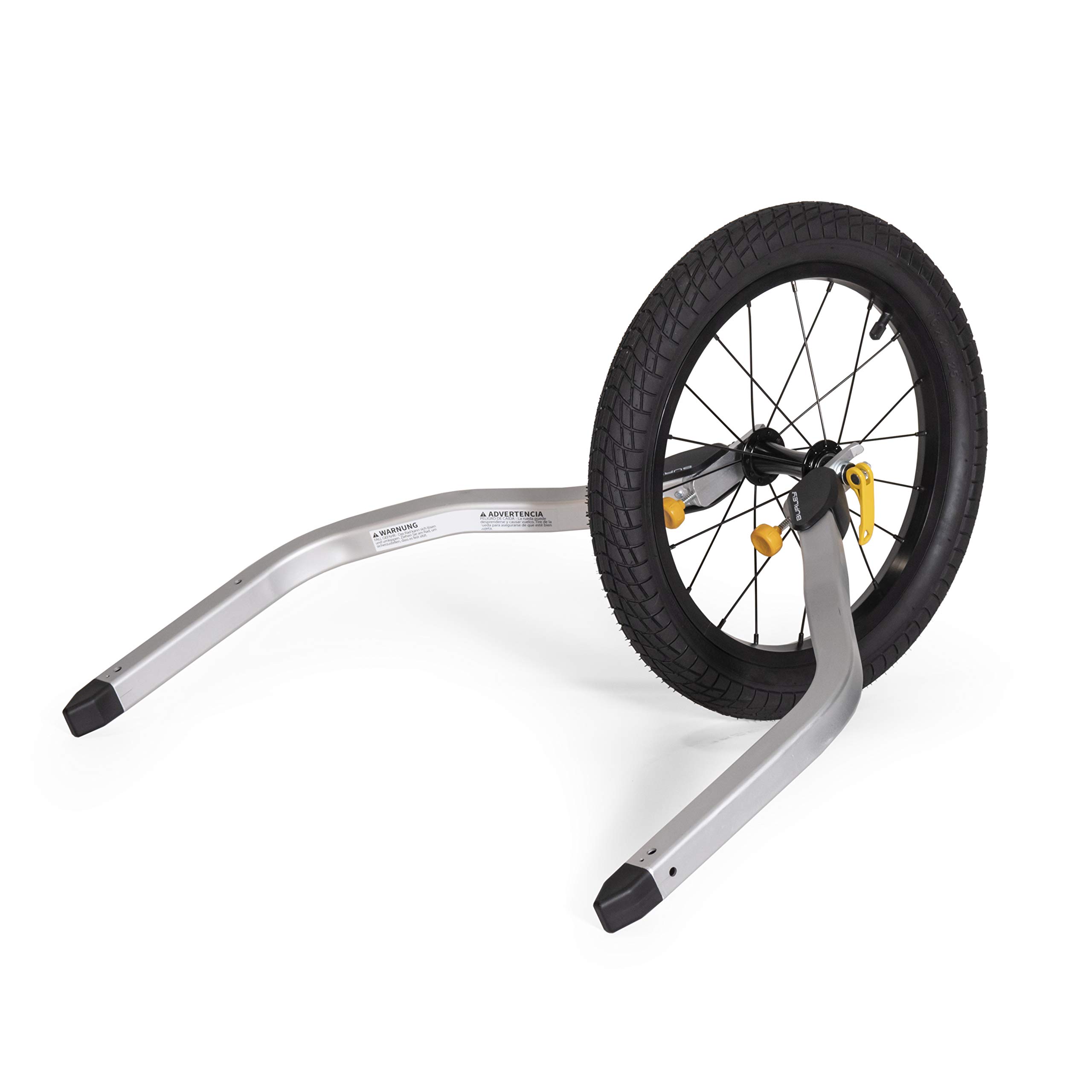Burley Design Jogger Kit for Bicycle, Aluminum, Black/Silver, 16 inches
