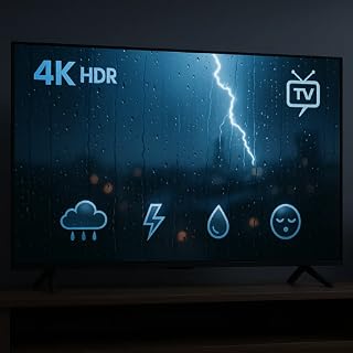 Rain Sounds & Thunderstorms 4K – Sleep Fire TV Screensaver