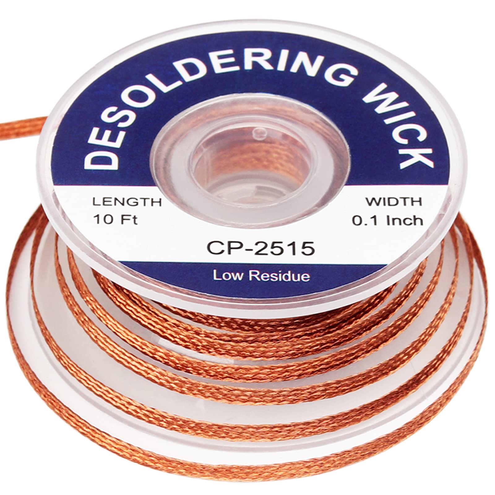 Lesnow solder wick braid 10ft Length Desoldering Wick Braid Remover Tool Solder 