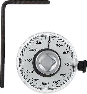 OTC 4554 Torque Angle Gauge with Male and Female 1/2" Drives | OTC 4554 Torque Angle Gauge - Ideal for Late Model Engines that Use Torque-to-Yield Fasteners; Male and Female 1/2" Drives