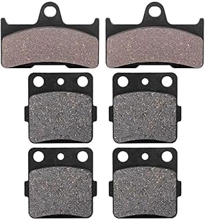 Complete Front and Rear Brake Pad Set for Yamaha 660 Grizzly 2002-2008 Models