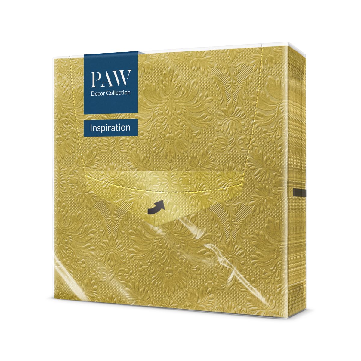 PAW Paper Napkins 33 x 33 cm, 20 Pack - Inspiration Classic Gold