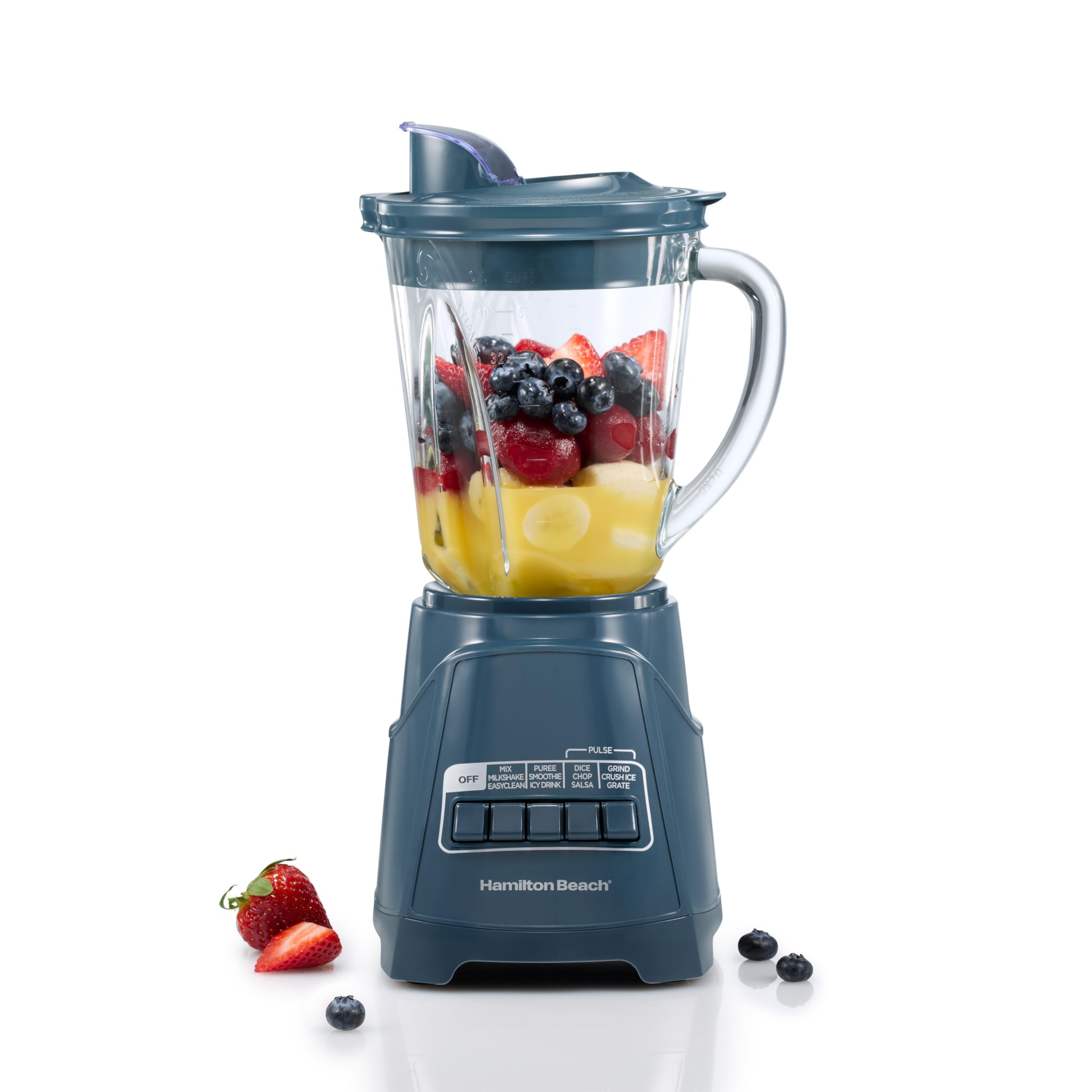 Hamilton Beach Power Elite Blender For Smoothies With Wave Action System | 40 oz