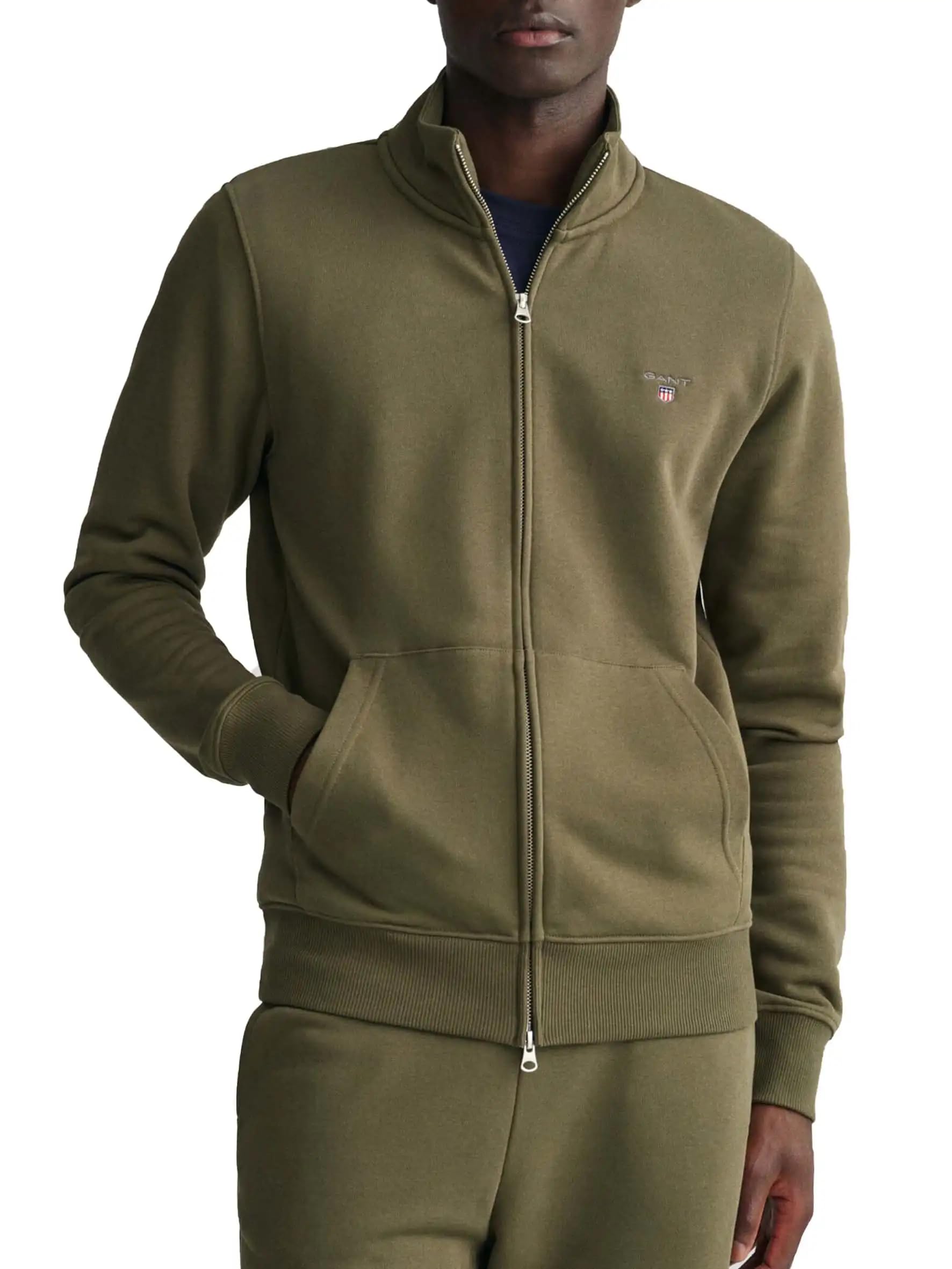 GANT Reg Shield Men's Full Zip Sweater Cardigan (Pack of 1)