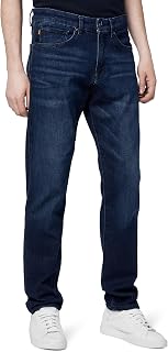 BOSS Mens Maine Regular Fit Stretch Denim Jeans