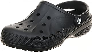 Crocs Classic, Men's Clogs, Black/White, 37 EU