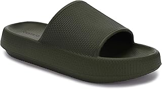 Joomra Pillow Slippers for Women and Men Thick Sole Ultra Cushion Slides