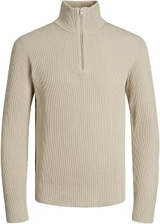 JACK & JONES Jprccperfect - Medio Cremallera Sn Jersey de Punto Hombre