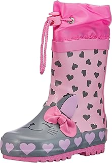 Playshoes Wellies with Drawstring Rubber Boots with DrawstringGirls and Girls