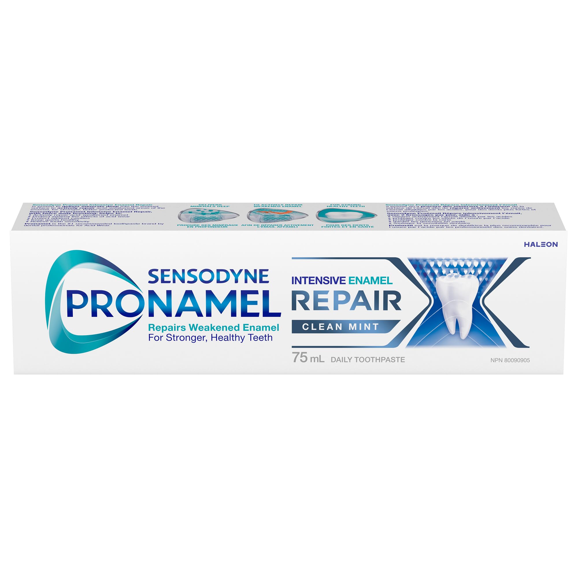 Sensodyne Pronamel Toothpaste, Intensive Enamel Repair, Clean Mint, 75ml