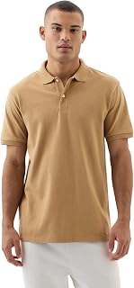 GAP Pique Stretch V-Neck Polo Shirt, Solid Men's Shirt